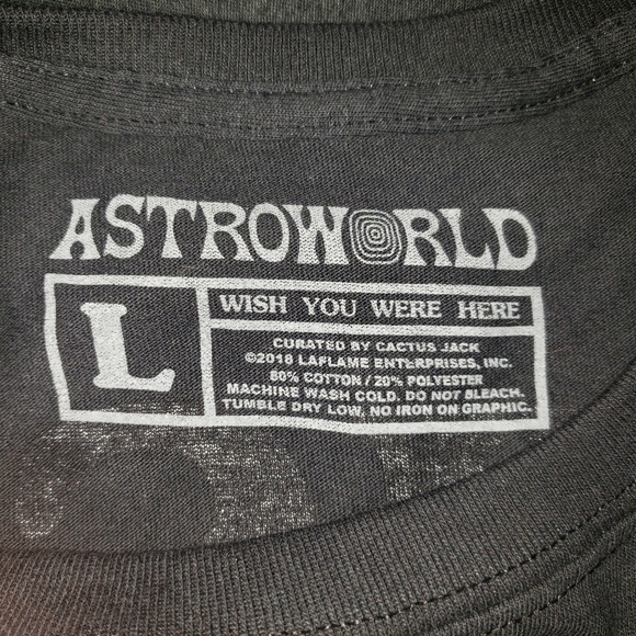 Travis Scott Astro world L Shirt - Picture 3 of 4